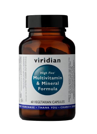 Viridian High Five Multivitamin & Mineral Formula, 60 Capsules